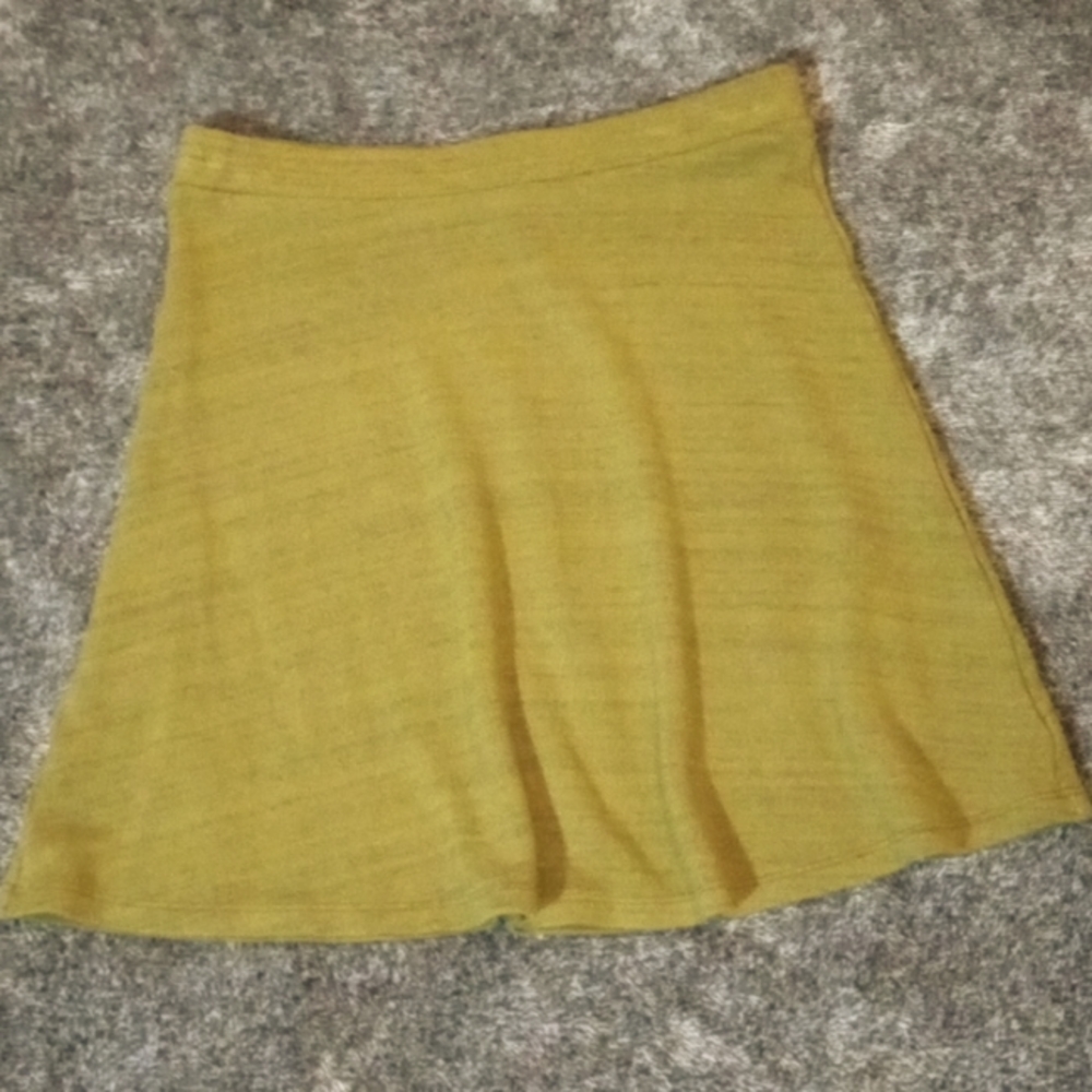 American Apparel space dyed olive miniskirt